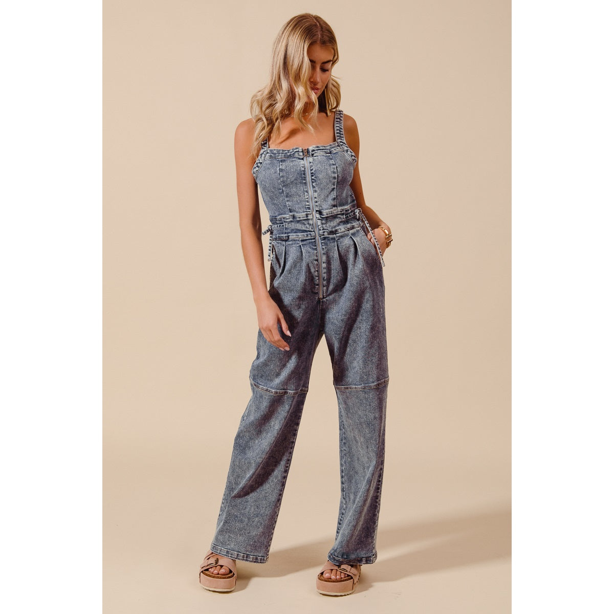 DENIM JUMPUSIT