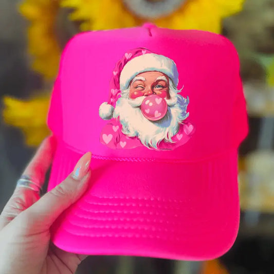 BUBBLE GUM SANTA HAT