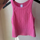 NIKKI TEXTURED CROP TANKS