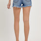 RISEN STEPSIDE HEM SHORTS