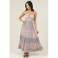 LONG LACE TRIM DRESS
