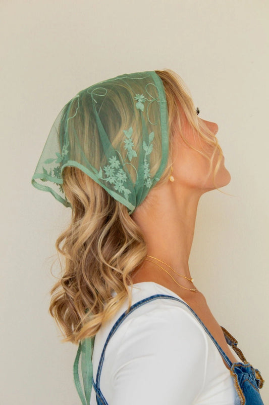 LACE HAIR SCARF