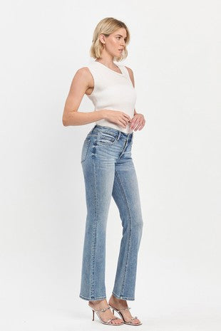 MID RISE BOOTCUT JEANS