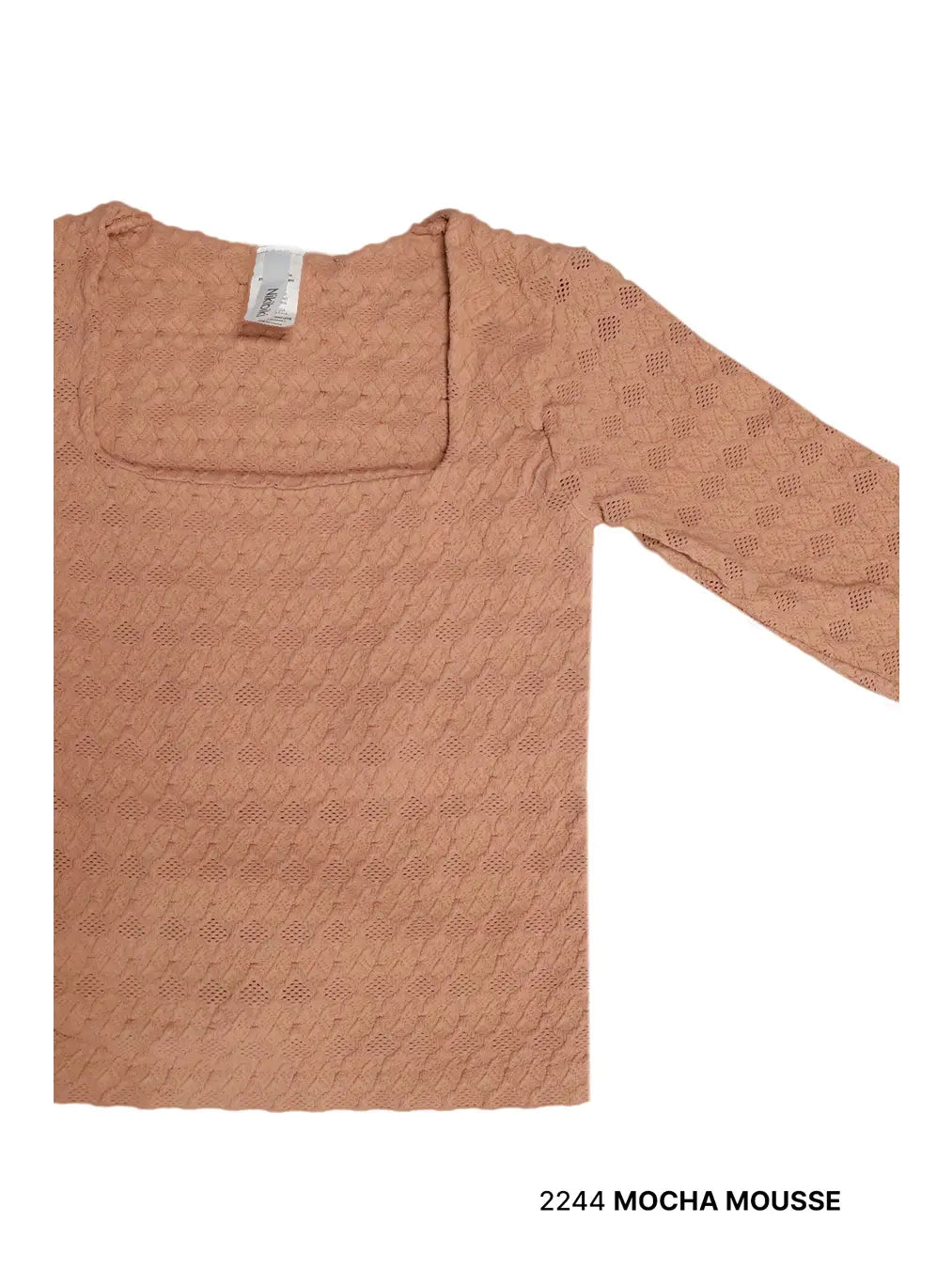 CROP MOCHA LONG SLEEVE