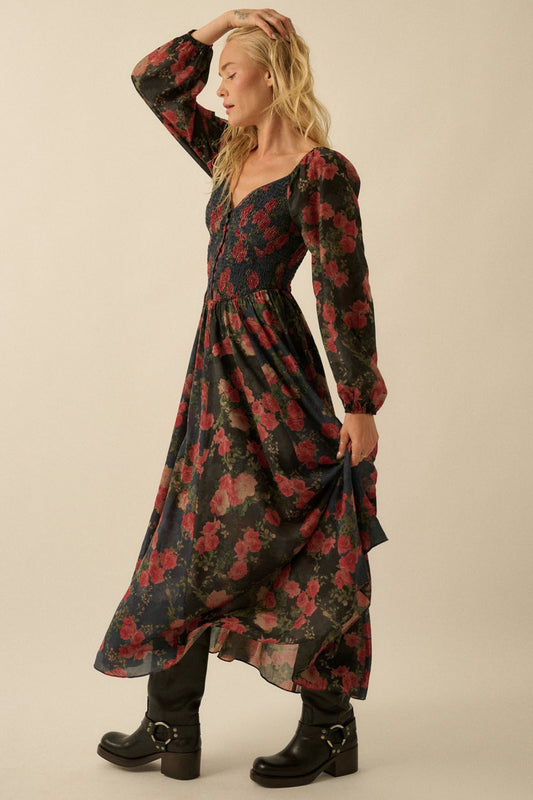 ROSE PEDAL DRESS