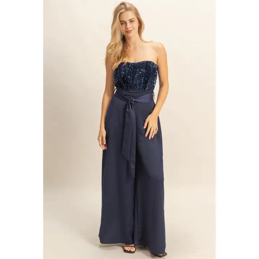SEQUIN JUMPSUIT