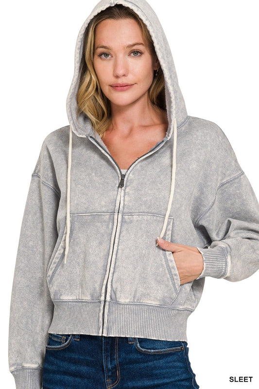 ACID WASH HOODIE