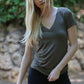 SO SOFT V-NECK SHIRT