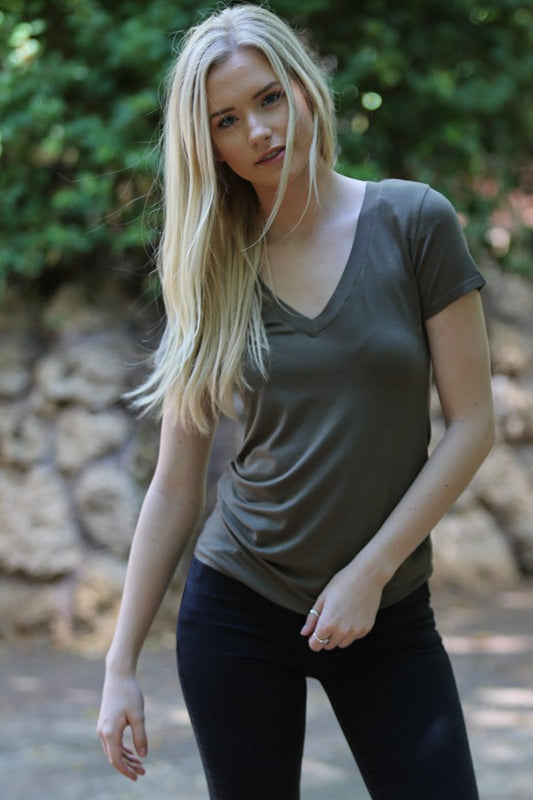 SO SOFT V-NECK SHIRT