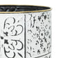 WHITE FLORAL PLANTER (SET OF 2)