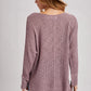 MAUVE MOMENTS SWEATER