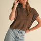 ESPRESSO MYSELF KNITTED TOP