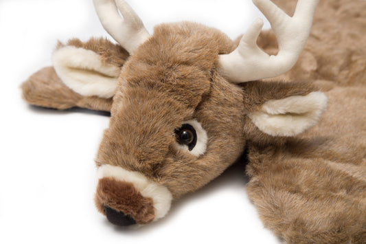 White Tail Deer Kids Animal Rug, Small