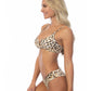 RIBBED LEOPARD V FRONT BIKINI SET