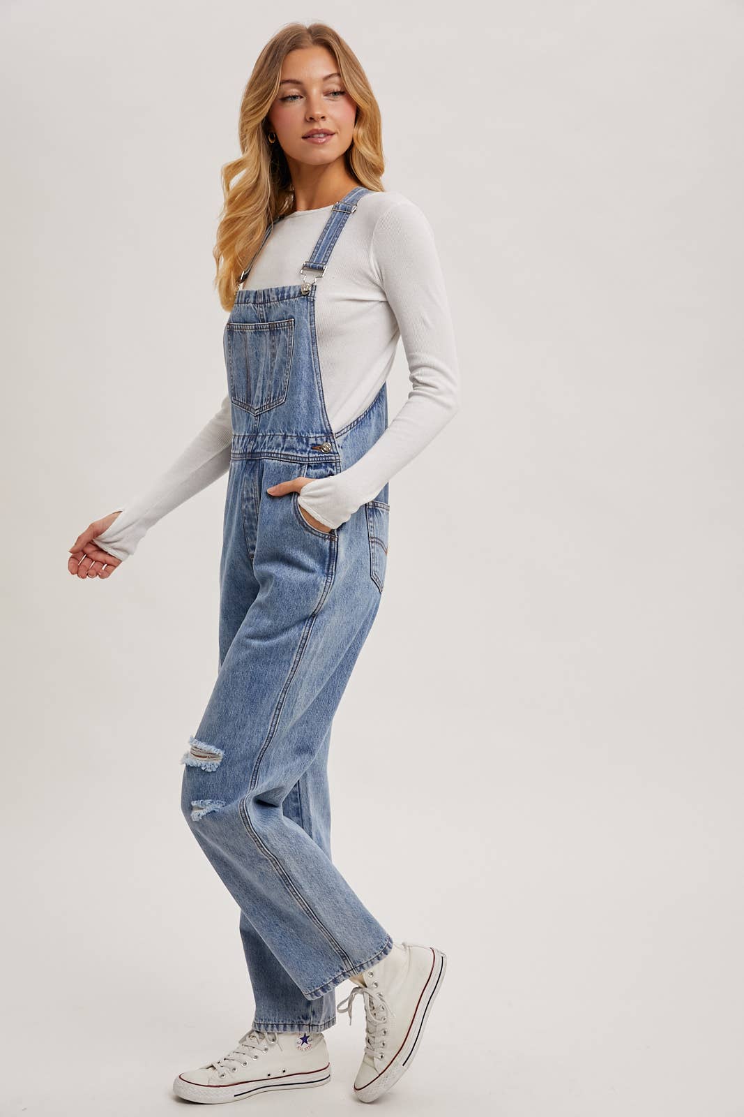 SKIPPER DENIM OVERALLS