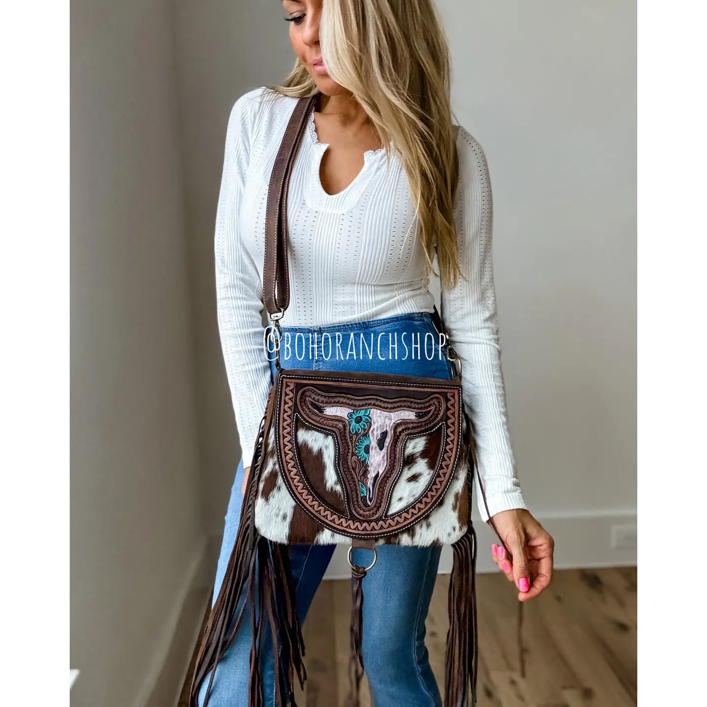 Caroline Crossbody Steer Purse