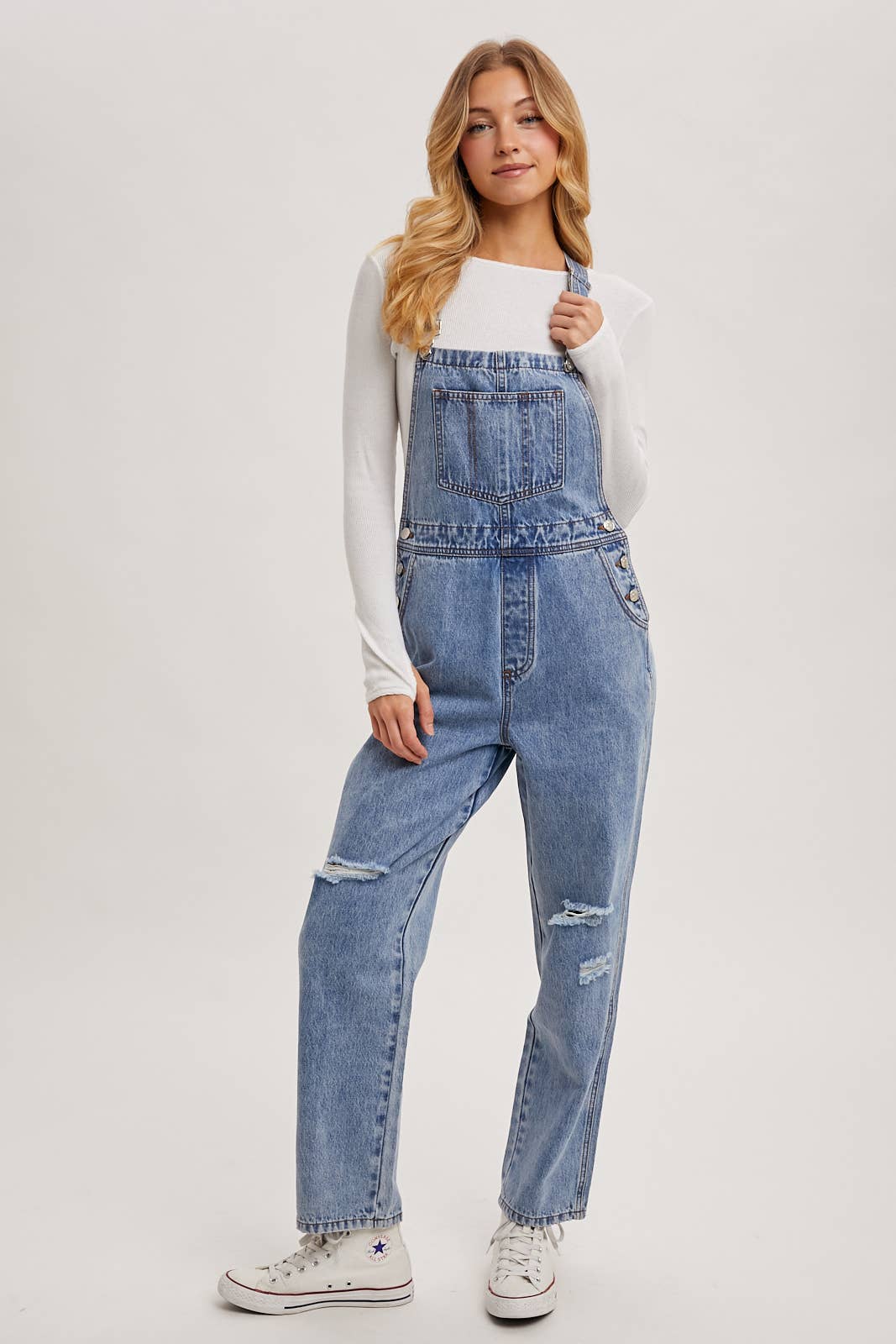 SKIPPER DENIM OVERALLS