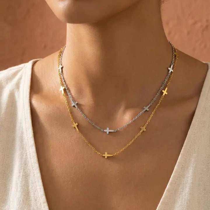 MINI CROSS NECKLACE
