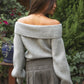 OFF THE SHOULDER SWEATER