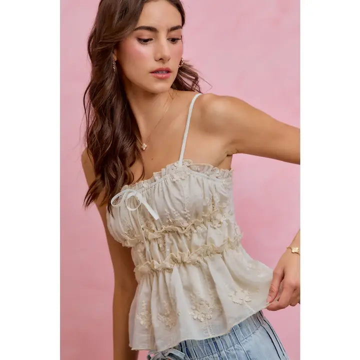 Floral Baby Doll Cami Tank