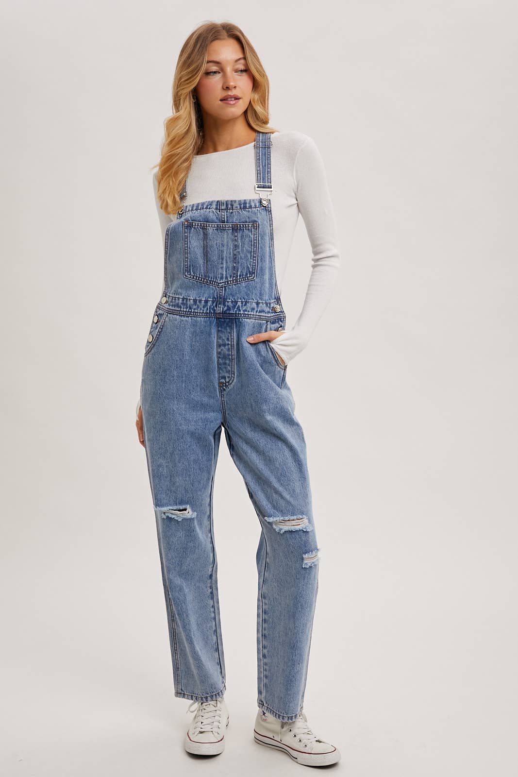 SKIPPER DENIM OVERALLS