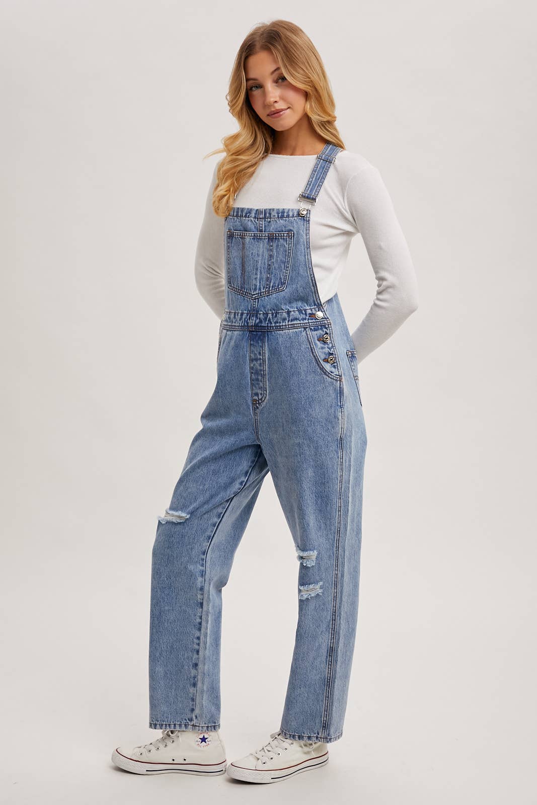 SKIPPER DENIM OVERALLS
