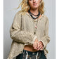 RAW EDGE LINEN TOP