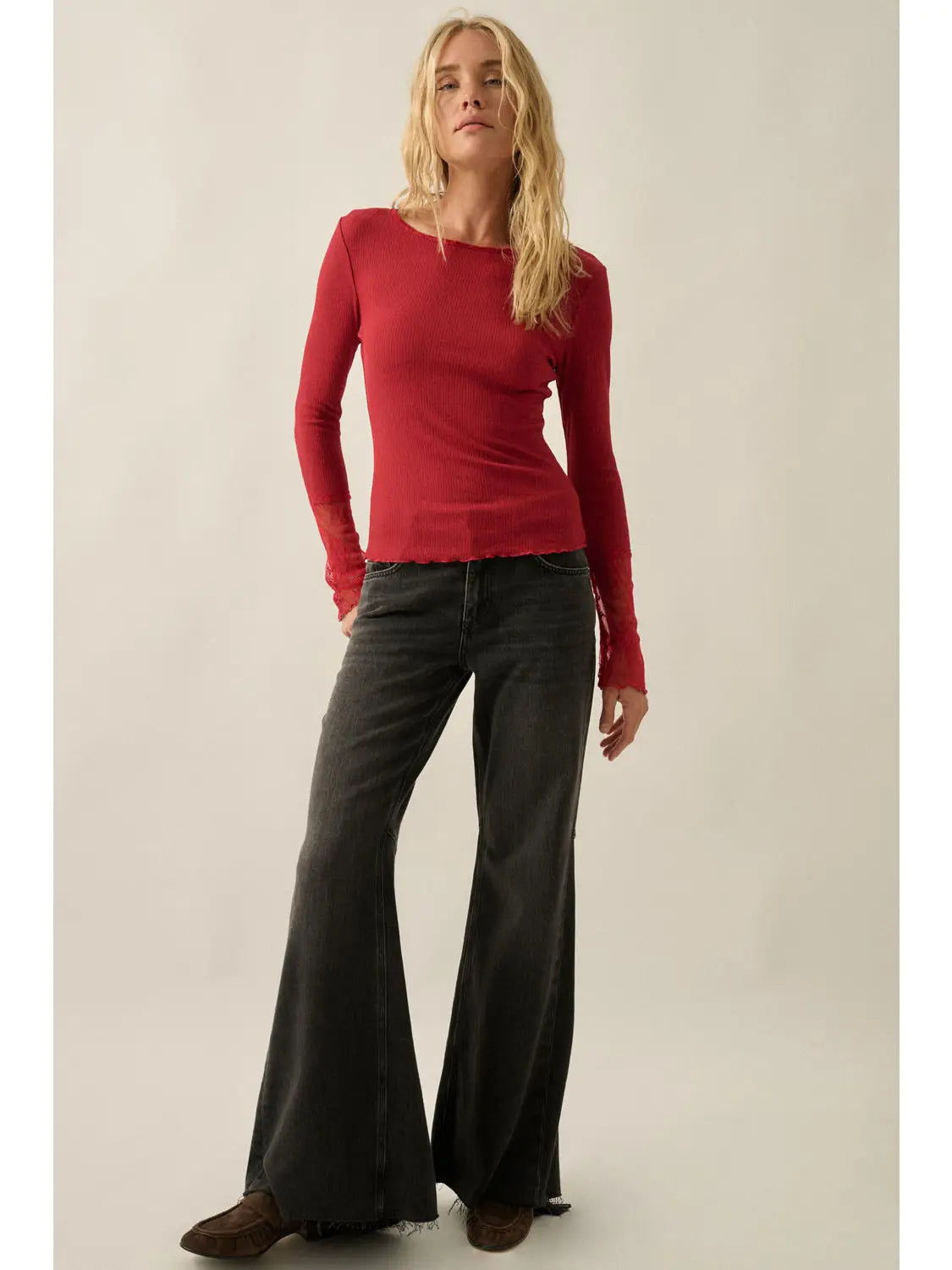 LACEY CUFF TOP