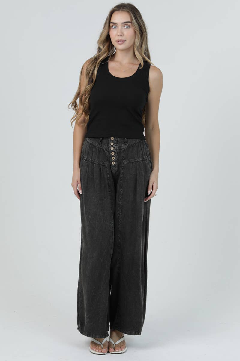 ACID RAIN BUTTON PANTS
