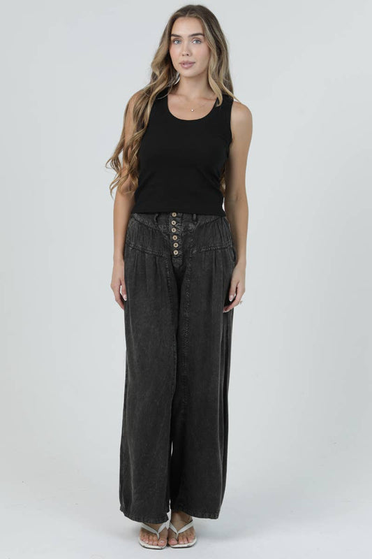 ACID RAIN BUTTON PANTS