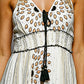 TASSEL RUFFLE MAXI DRESS